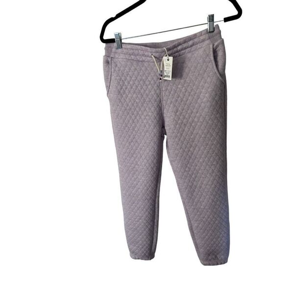 NWT NEW Marine Layer Corbet Lavender Quilted Drawstring Joggers Size S - Picture 3 of 16